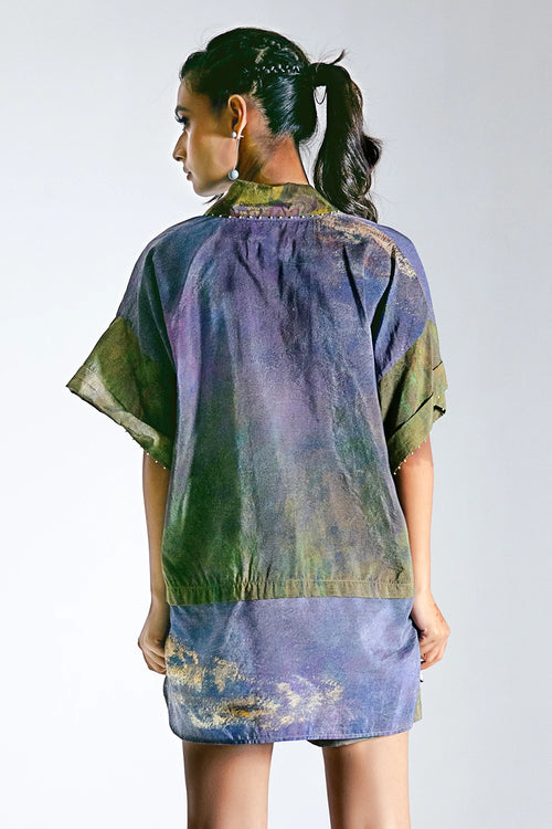 Monet Collar Top