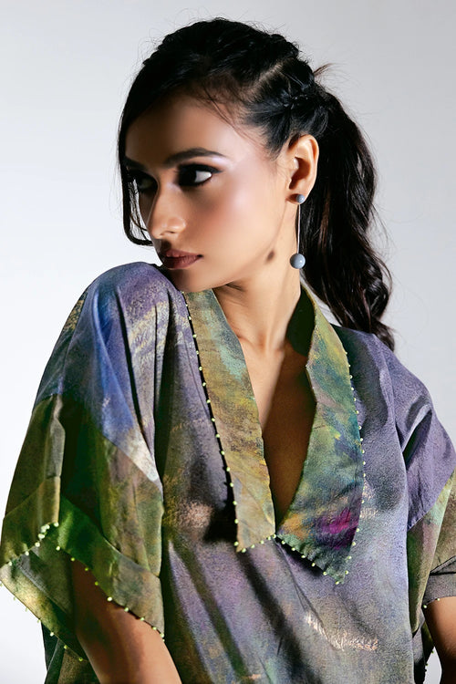 Monet Collar Top