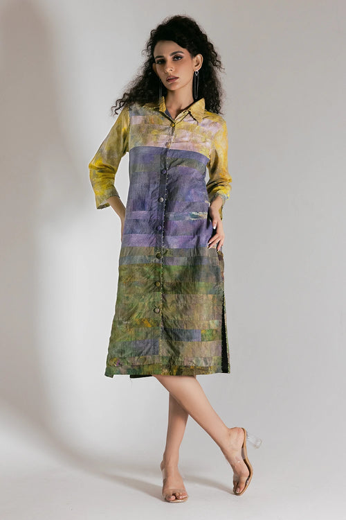 Monet Patchwork Dress