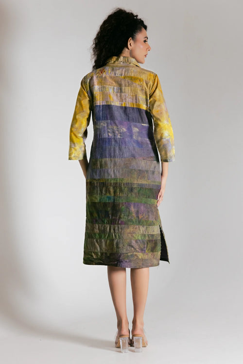 Monet Patchwork Dress