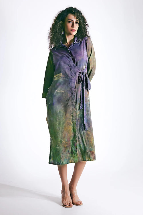 Monet Tie Detail Dress
