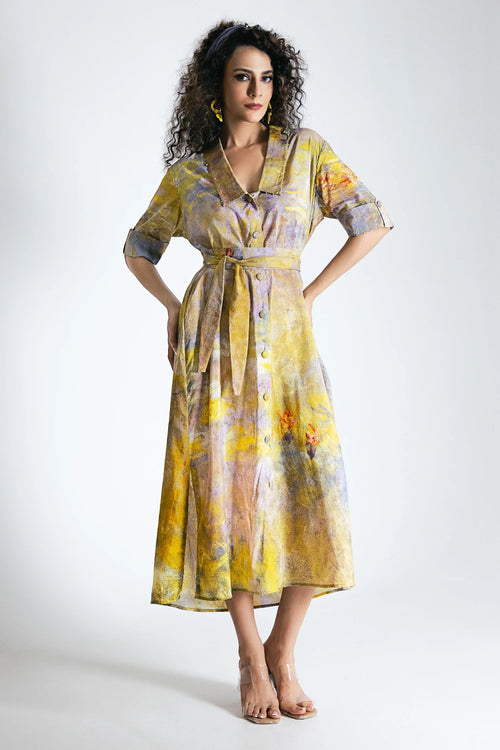 Monet Collar Dress