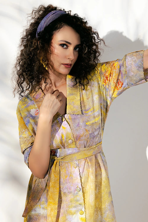 Monet Collar Dress