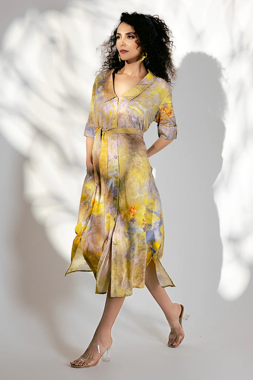 Monet Collar Dress