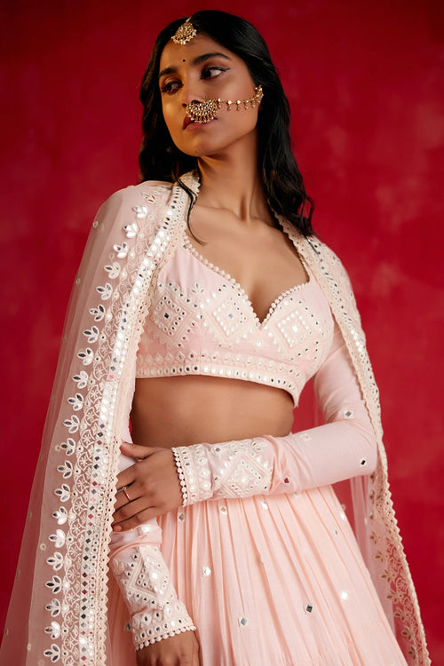 Blush Pink Diamond Lehenga