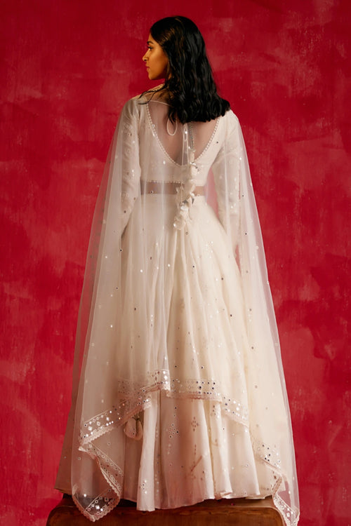 Off White BK Lehenga