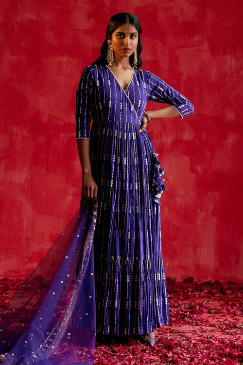 Purple Three Diamond Angrakha