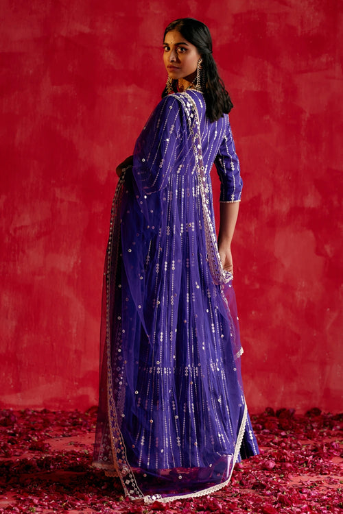 Purple Three Diamond Angrakha