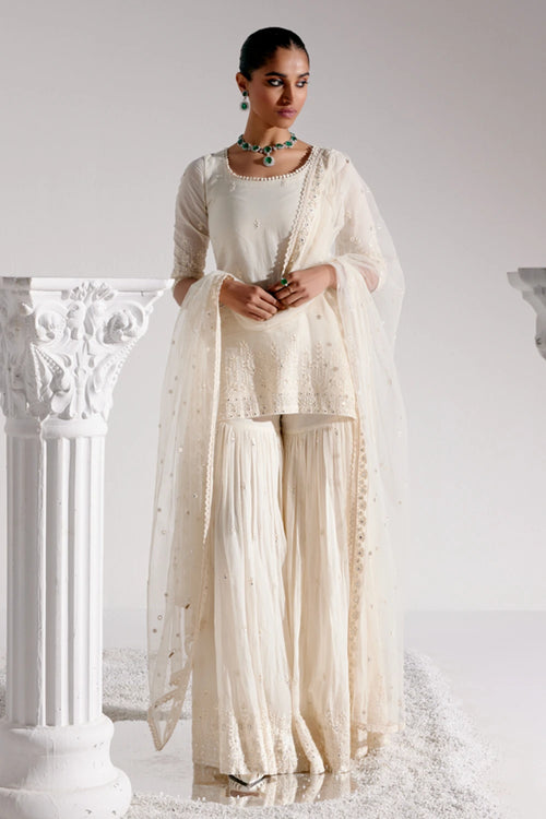 Off White Lotus Straight Sharara