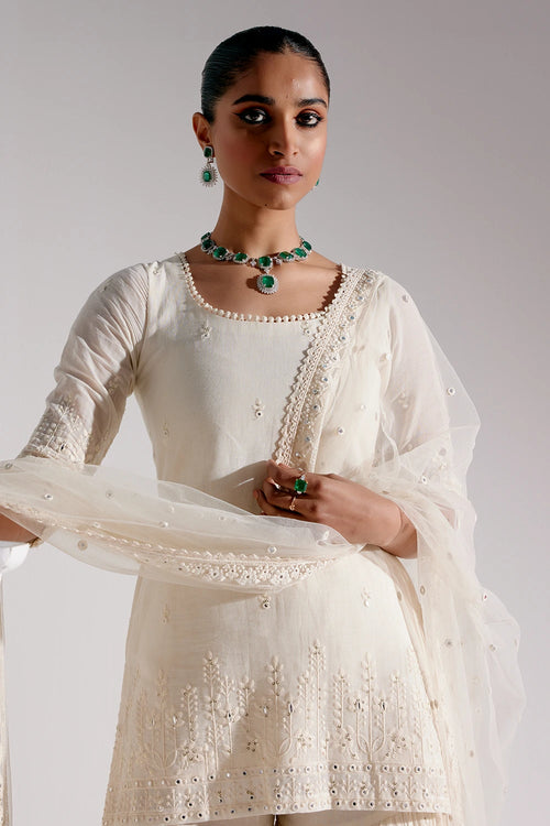Off White Lotus Straight Sharara