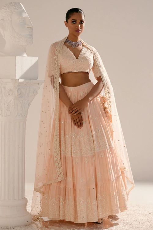 Blush Pink Ambi Lehenga