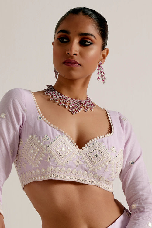 Lavender Diamond Lehenga