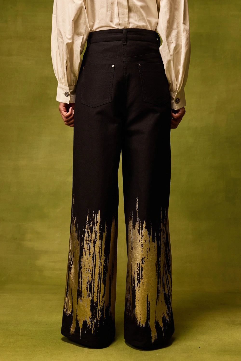 Twilight Gold Straight Trousers