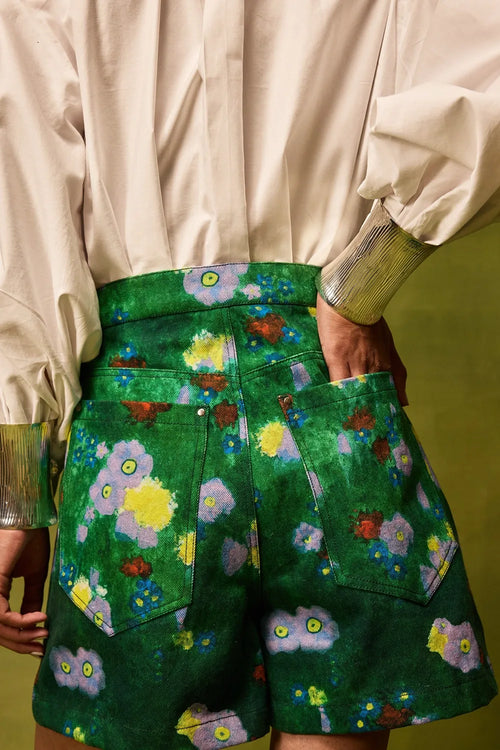 Emerald Bloom Shorts
