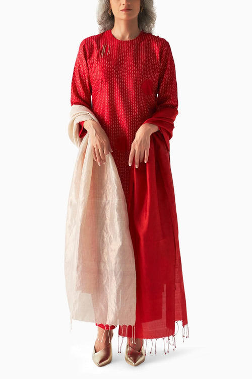 Red Surface Metal Set