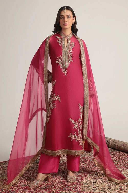 Zar Rang Pink Jaal Kurta Set