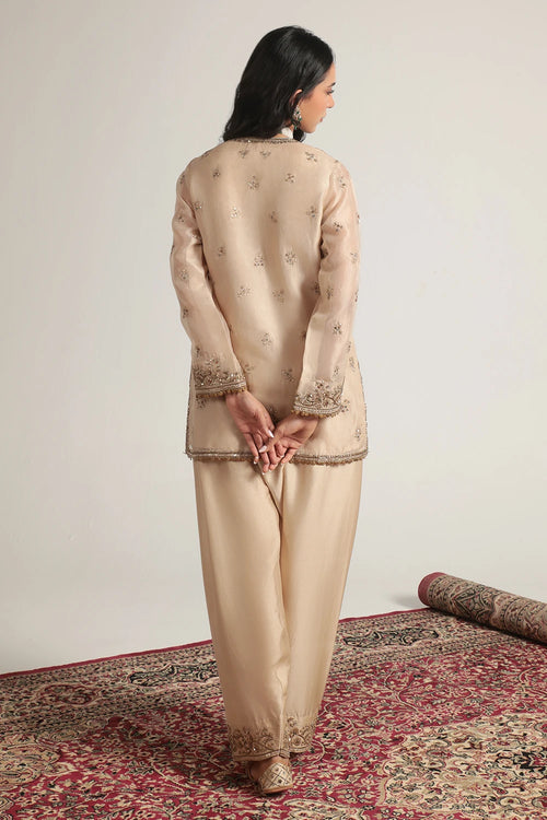 Zar Rang Short Farshi Kurta Set