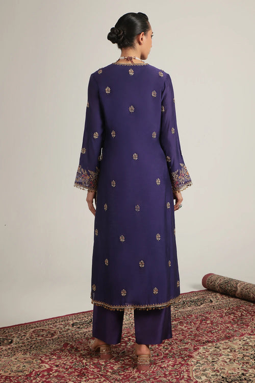 Zar Rang Purple Farshi Kurta Set