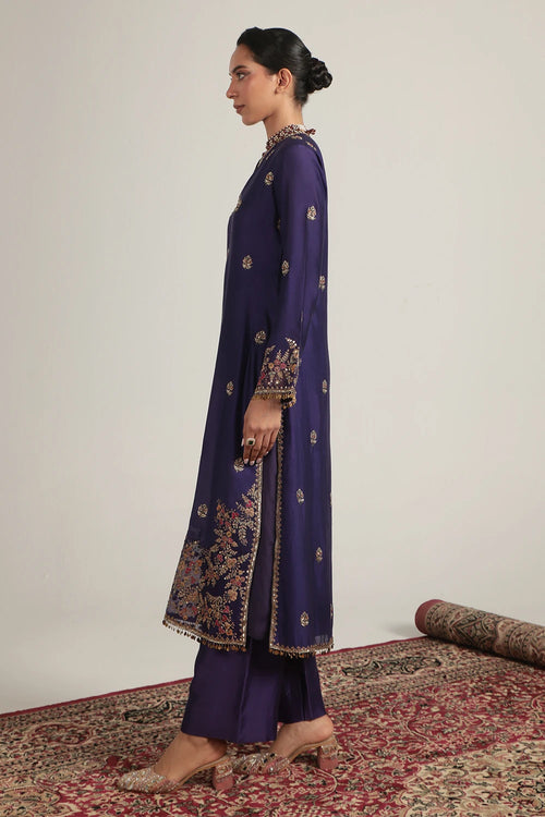 Zar Rang Purple Farshi Kurta Set