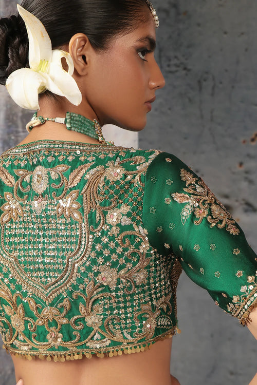 Zar Rang Green Zardosi Lehenga Set
