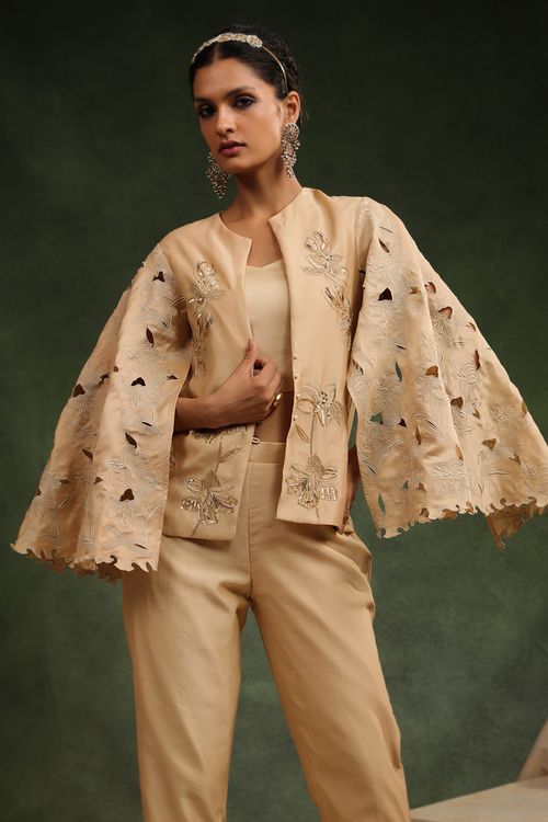 Bond Girl Beige Coord Set