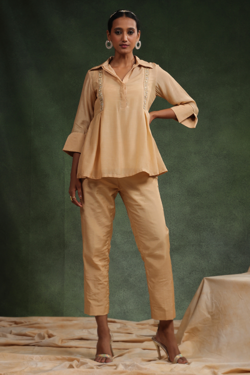 Diva Beige Coord Set