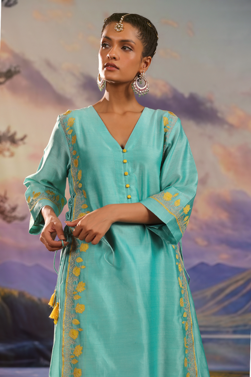 Silk Chanderi Lined Co-ord Set