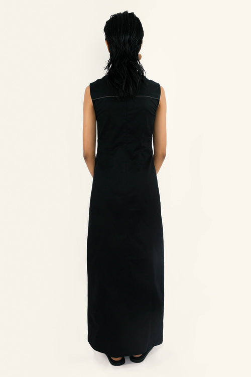 Paneled Maxi Dress