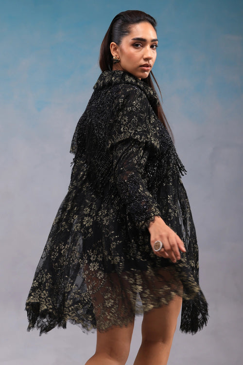 Black and Gold Vintage Jacket