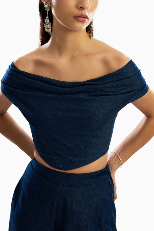 Nova Denim Corset with Core Denim Pants