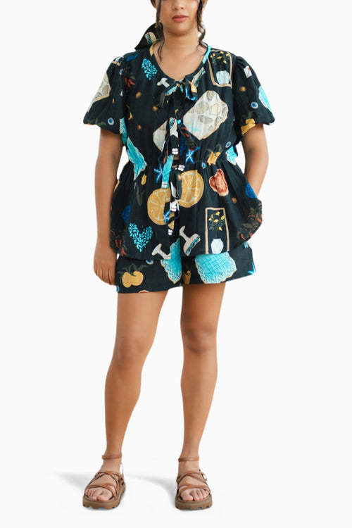 Found Her Sugar Tier Up Top and Shorts