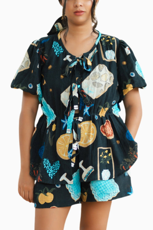 Found Her Sugar Tier Up Top and Shorts
