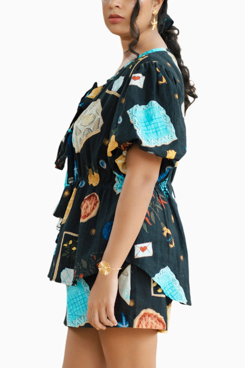 Found Her Sugar Tier Up Top and Shorts