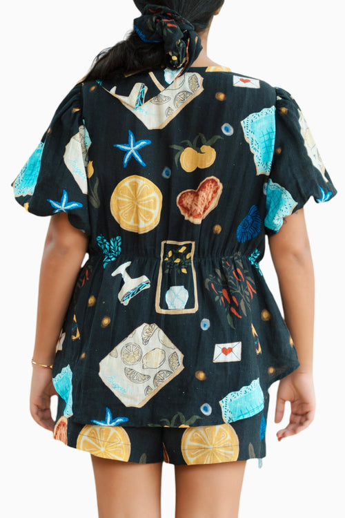 Found Her Sugar Tier Up Top and Shorts
