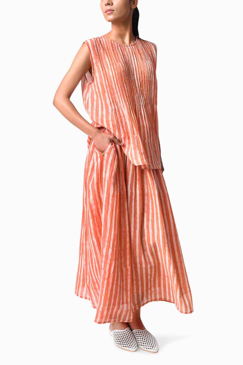 Pintuck Coral Cord Set