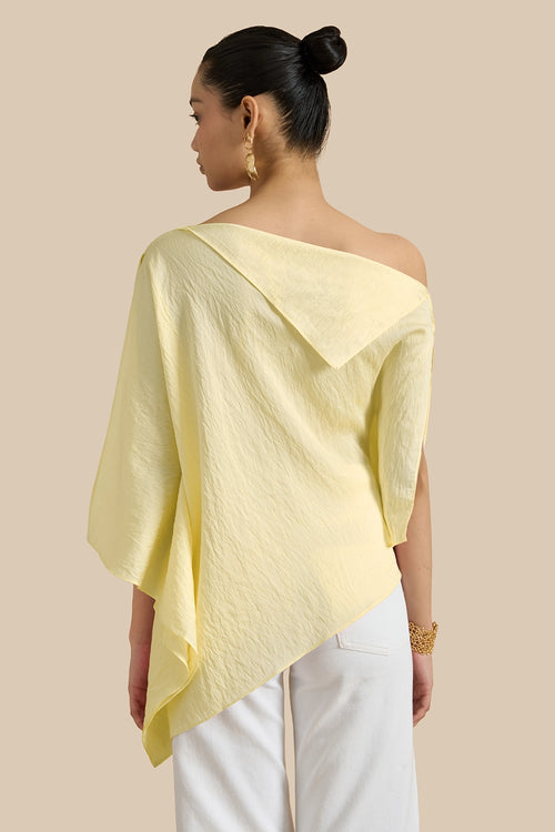 Roselle Yellow Shift Top