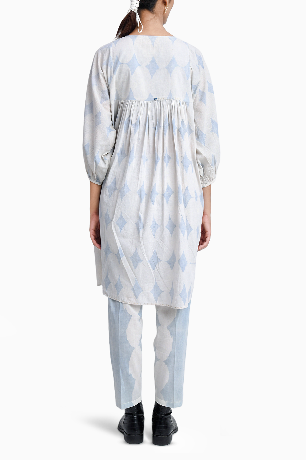 Sky Blue Tunic & Trousers Set