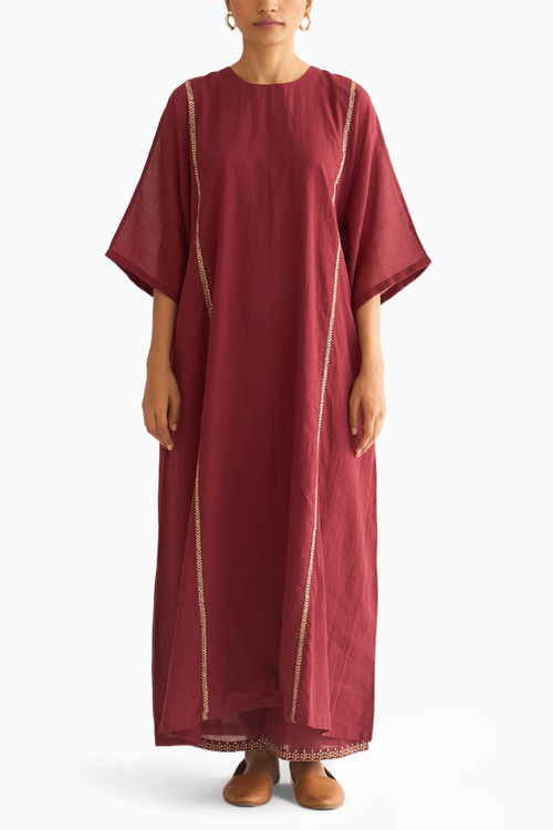 Deep Marsala Albela Set