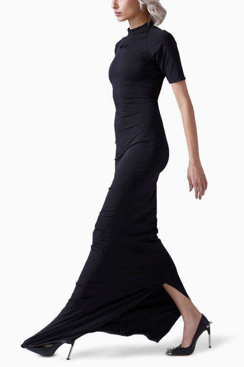 Crewneck Long Dress