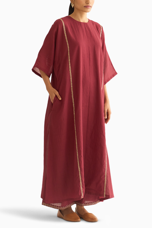 Deep Marsala Albela Set