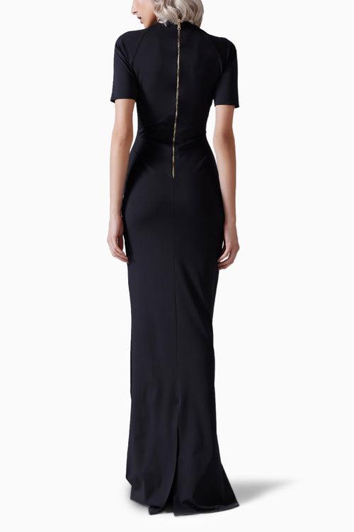 Crewneck Long Dress