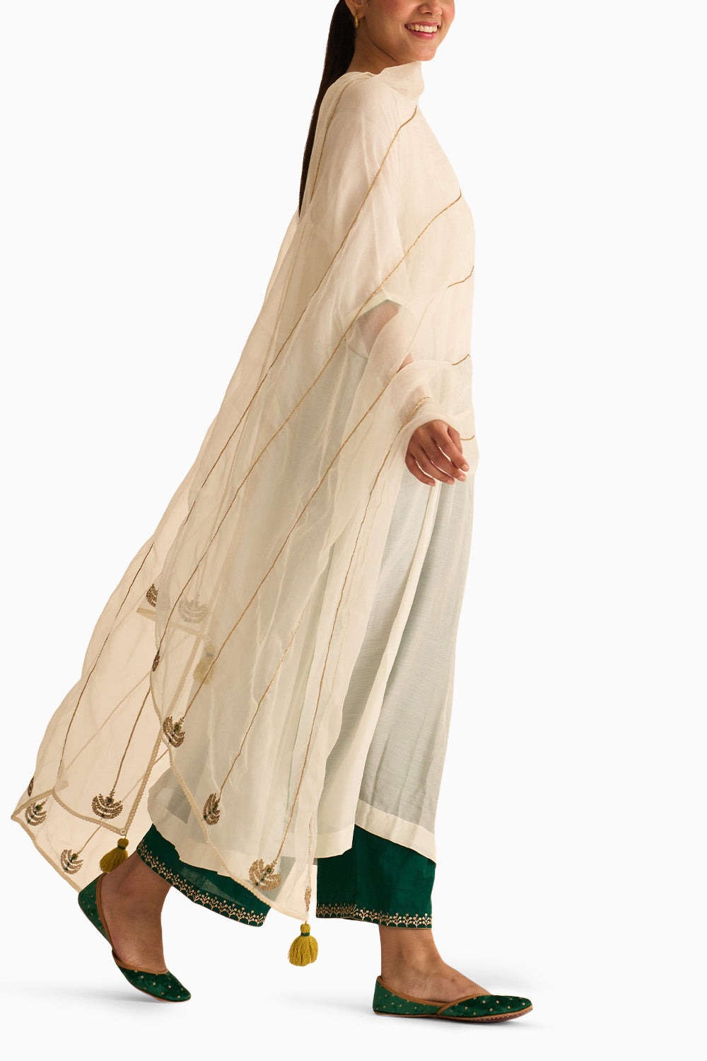 Jhoomar Ivory Dupatta