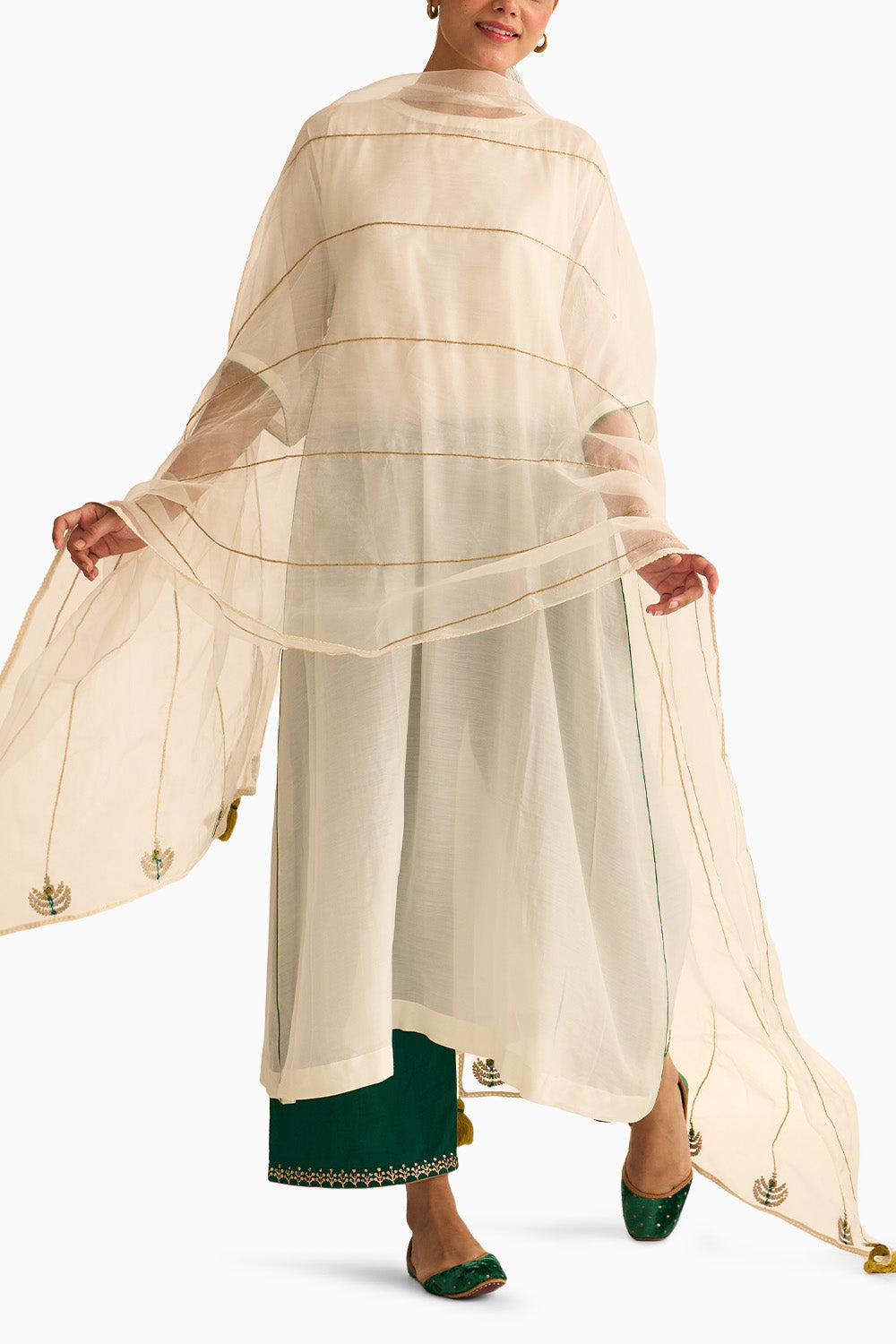 Jhoomar Ivory Dupatta