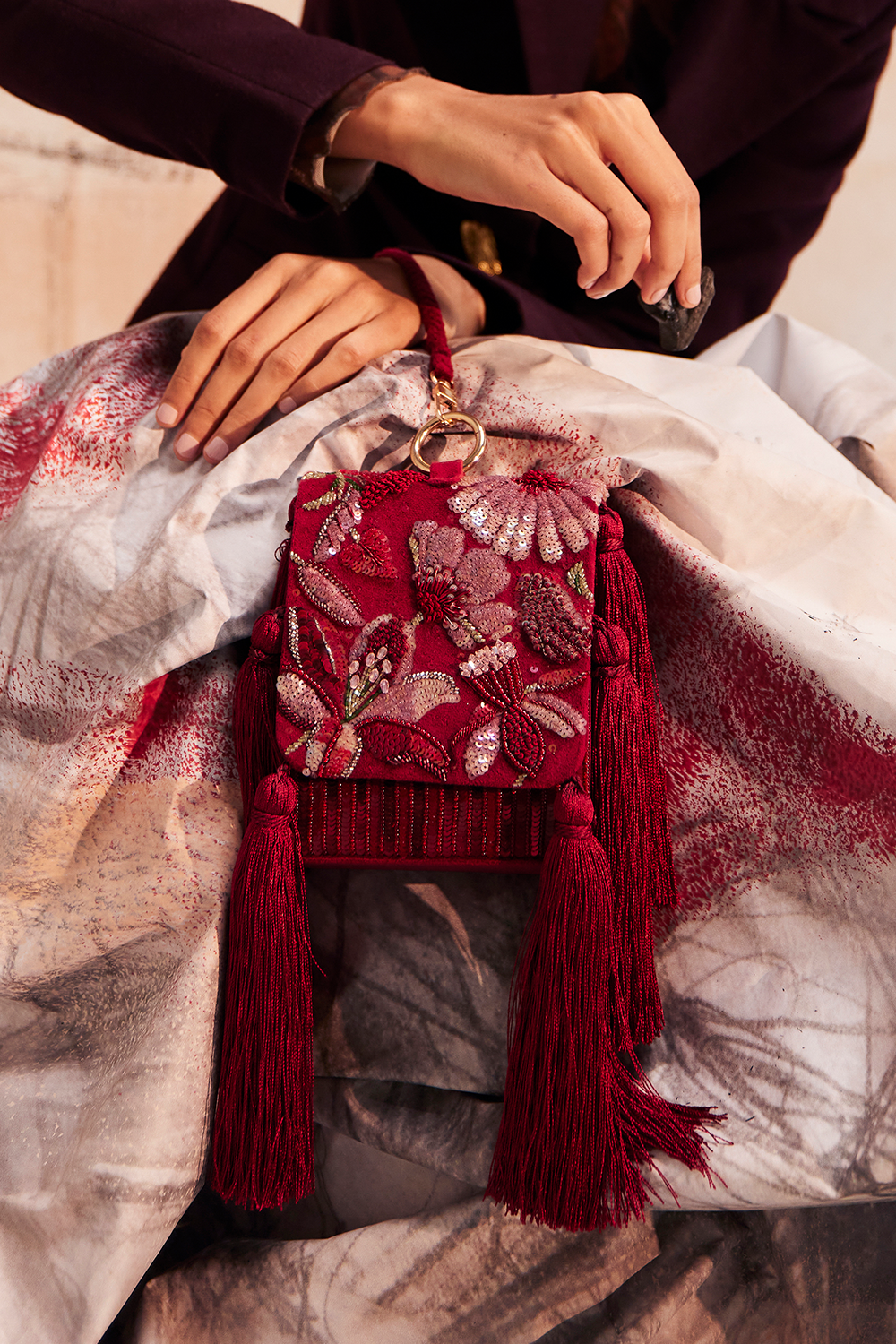Buy Ruse Buy Ruby Ruse Tassel Bag by The Right Sided Online | The Sverve