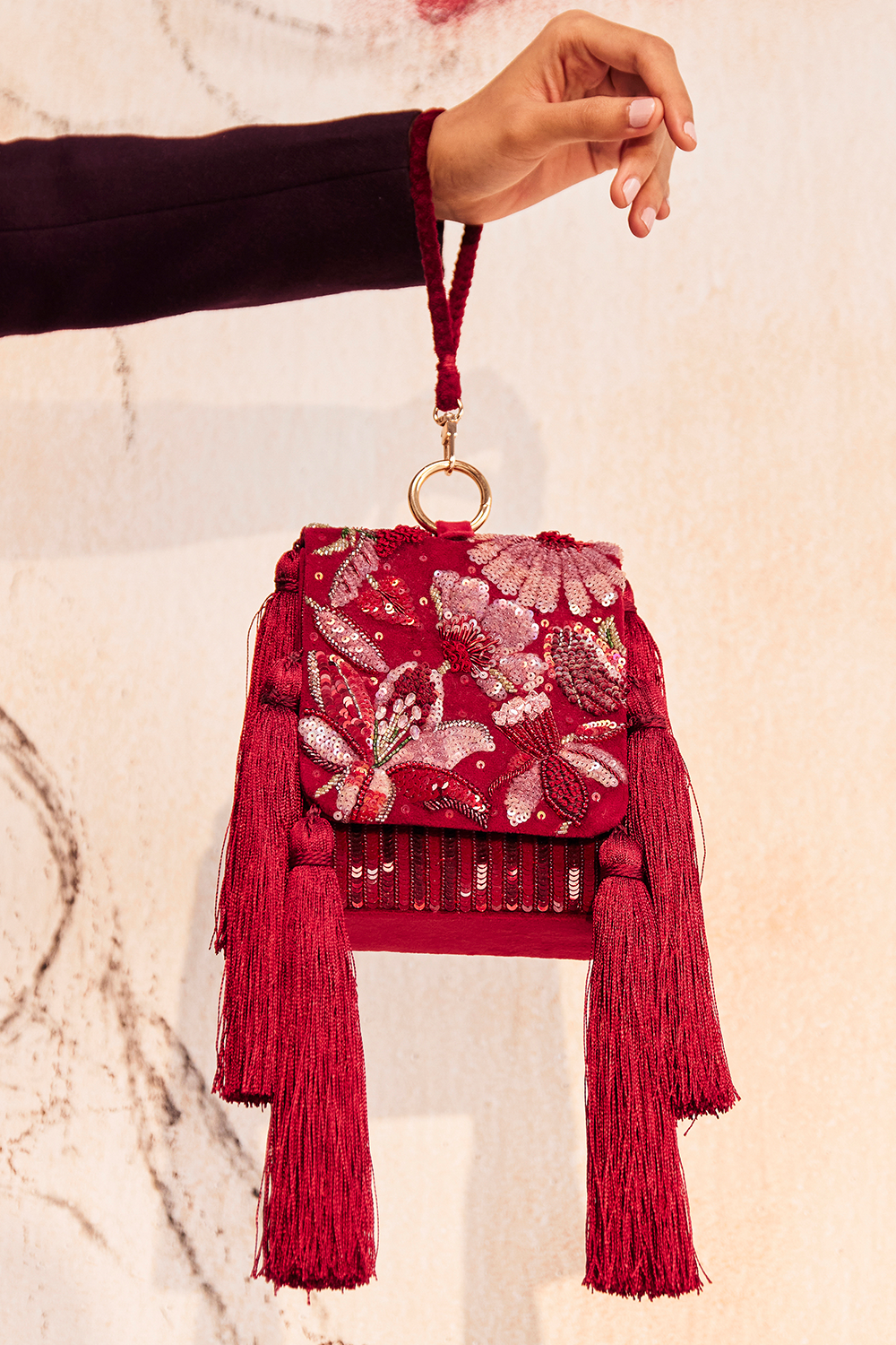 Buy Ruse Buy Ruby Ruse Tassel Bag by The Right Sided Online | The Sverve