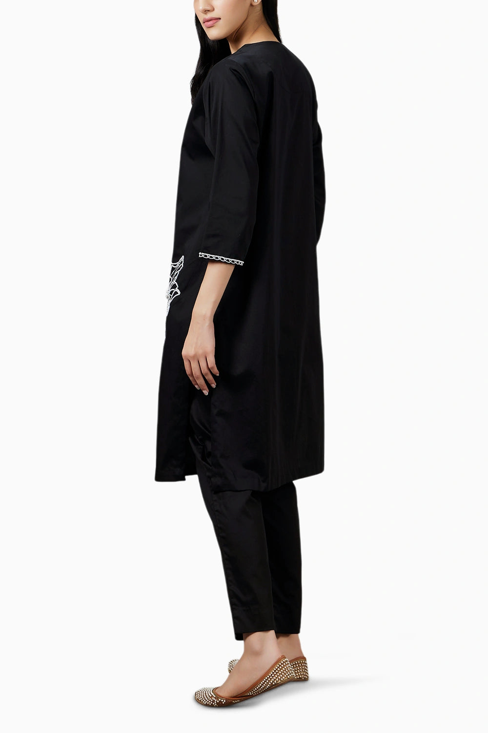 Perla Noir Kurta Set