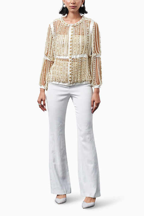 Eze Embellished Jacket Set