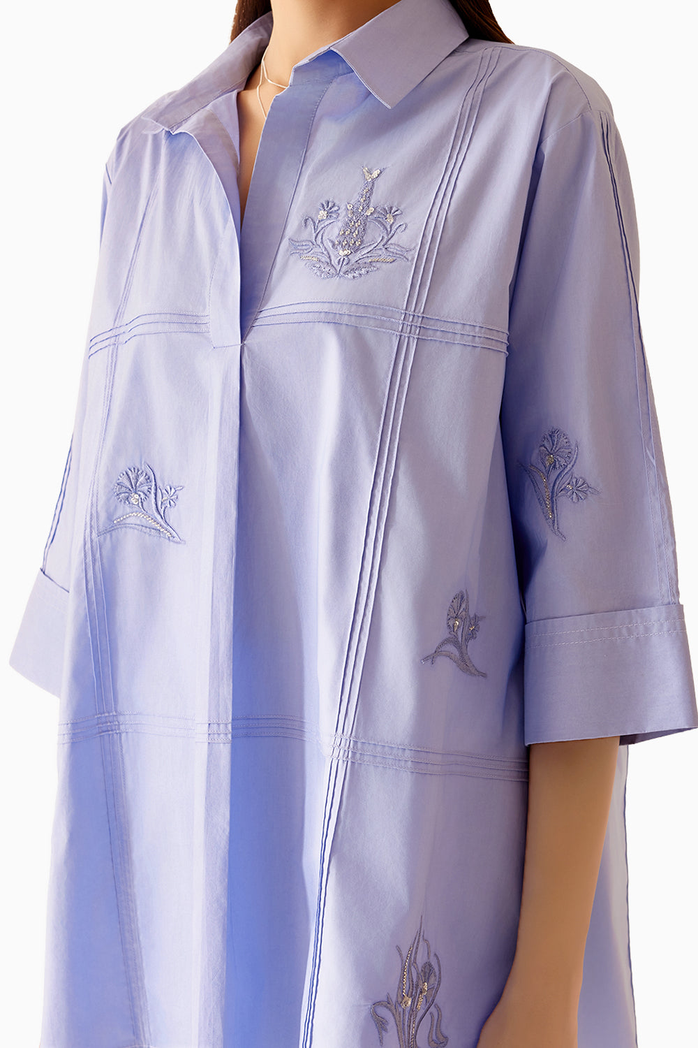 Neela Blue Tunic Shirt