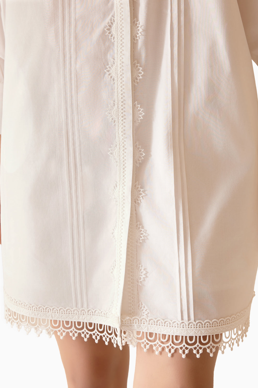 Nysa White Tunic Dress