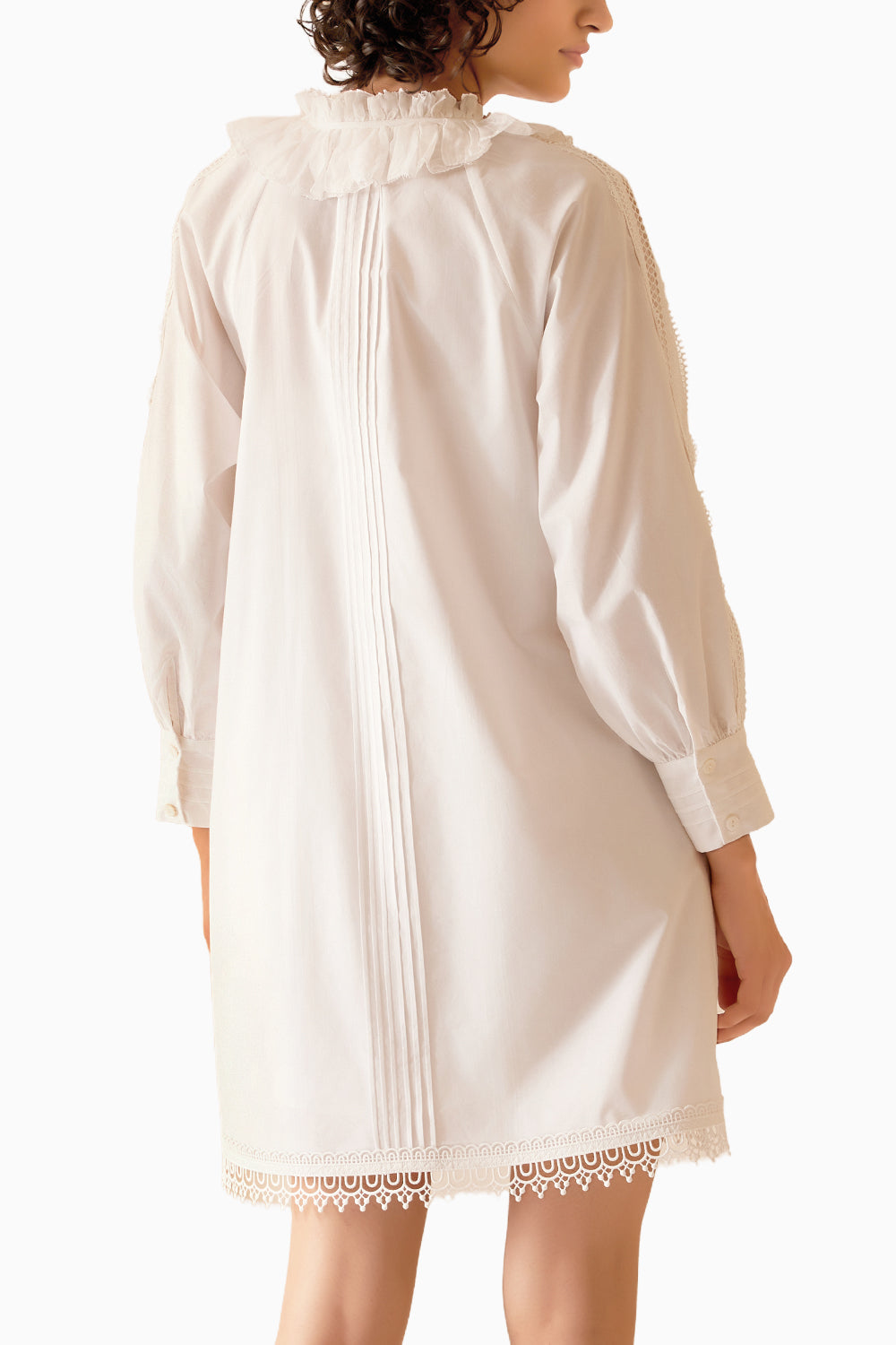 Nysa White Tunic Dress